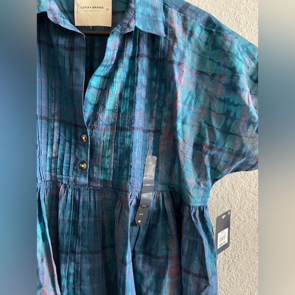 Lucky Brand - Tie Dye Babydoll Tunic - Picture 2 of 6